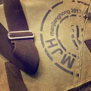 Light green messenger bag. Excellent condition